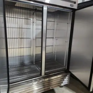 2-Door Stainless Steel Cooler