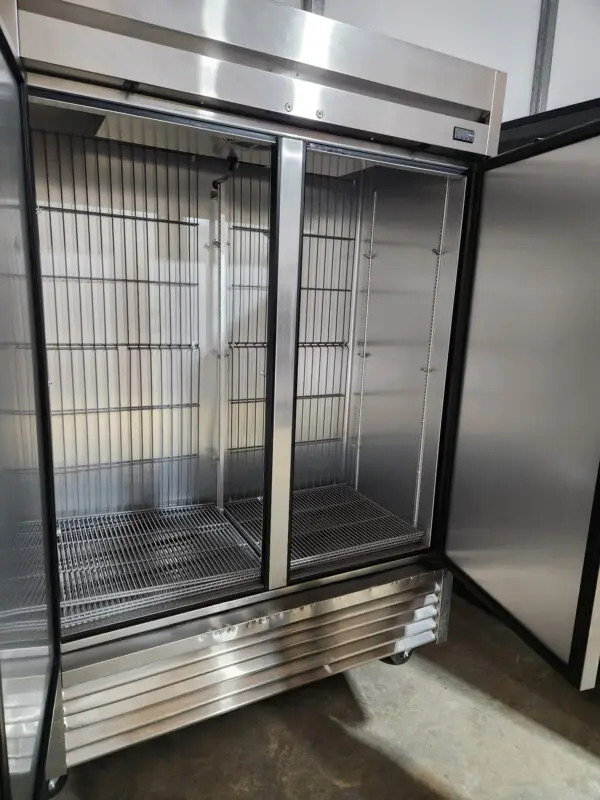 2-Door Stainless Steel Cooler
