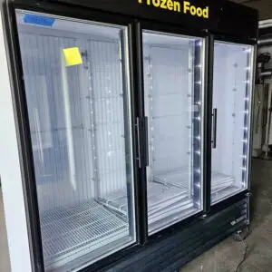3-Door Glass Freezer