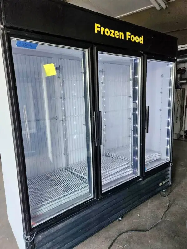 3-Door Glass Freezer