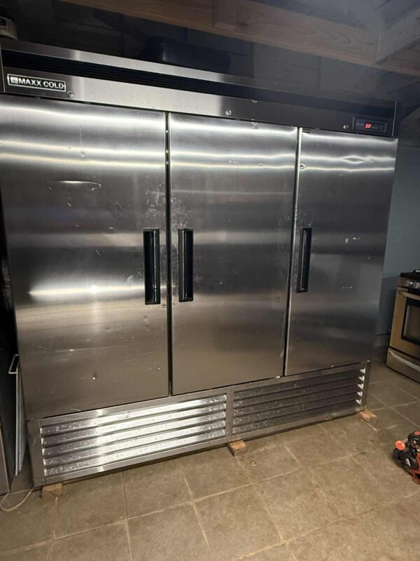 3-Door Stainless Steel Cooler