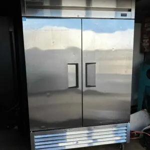 2-Door Stainless Steel Freezer