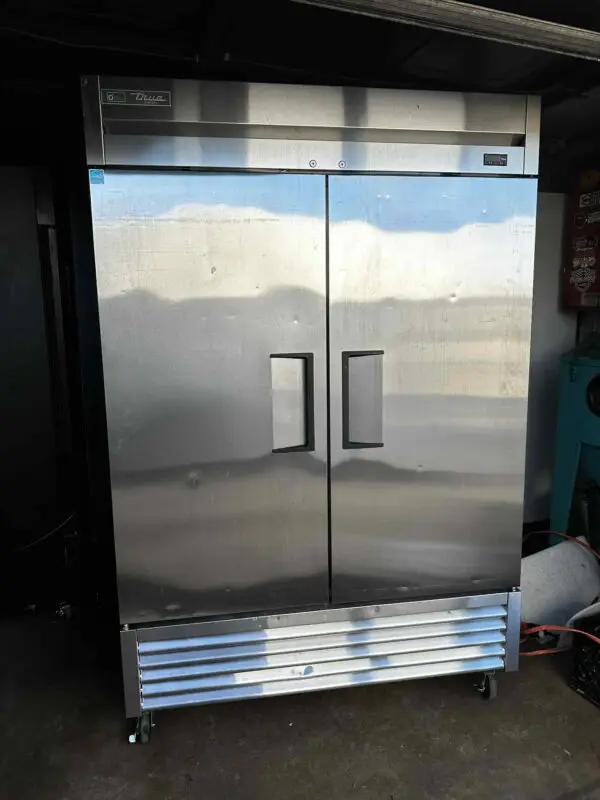 2-Door Stainless Steel Freezer